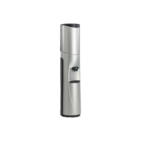 Elite Holdings Group Aquaverve Pacifik Model Commercial Room Temp/Cold Bottled Water Cooler - Silver W/ Black Trim PC101B-54 - main